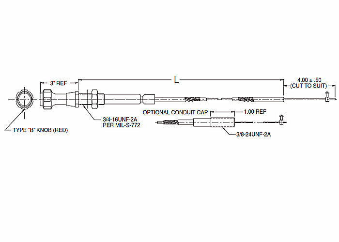 كابلات التحكم البحرية الثقيلة ، وكابل التحكم في دفع السحب 565 - 558 سلسلة