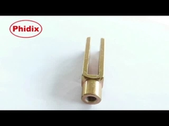 Clevis 3 / 8-24 تركيبات نهاية كبل الموضوع طلاء نيكل منخفض الكربون الصلب