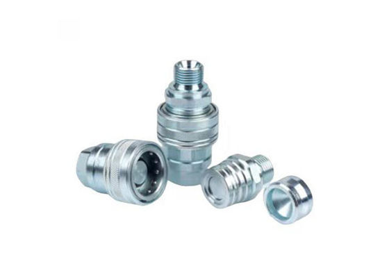 معيار ISO 5676 نوع مغلق هيدروليكي للاتصال السريع مواد الفولاذ الكربوني 3000PSI