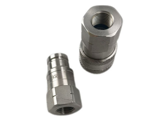فولاذ المقاوم للصدأ ISO 16028 3/8 "مرفق الوجه المسطح