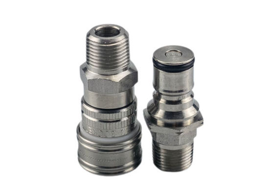 1500psi 0.25'' اسمية الفولاذ المقاوم للصدأ التوصيل السريع
