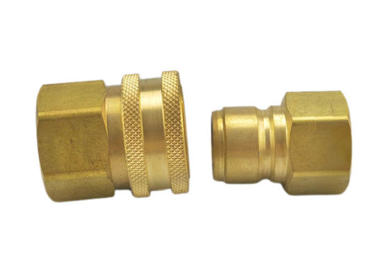 1700psi غير صمام سلسلة النحاس الارتباط السريع الإفراج