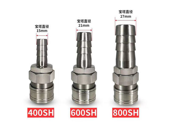 SS304 التوصيل الرئوي الفردي السريع 1.5Mpa هيكل بسيط
