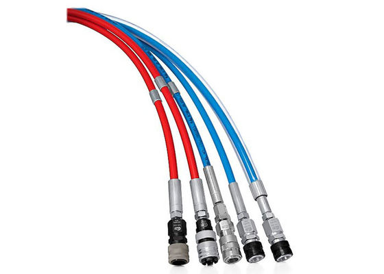 DIN EN1829-2 DN5 4 طبقة خرطوم ضغط عالي للغاية 180MPa