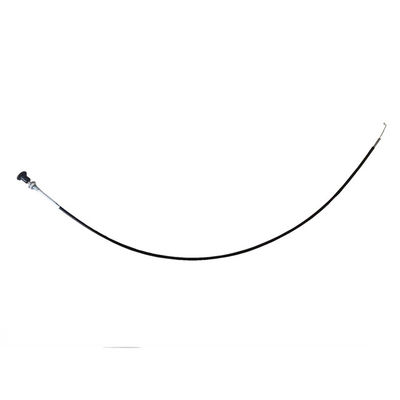 تجميع الكابلات مع مقبض مستدير أسود 940MM الطول 76MM السفر SS316 سلك الحبل الأسود