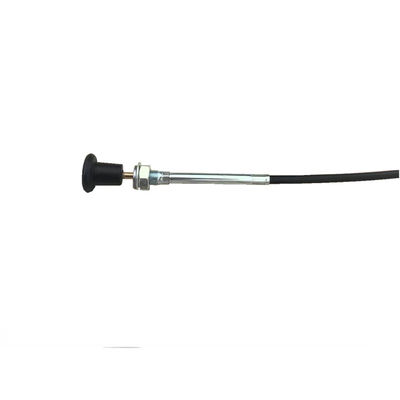 تجميع الكابلات مع مقبض مستدير أسود 940MM الطول 76MM السفر SS316 سلك الحبل الأسود