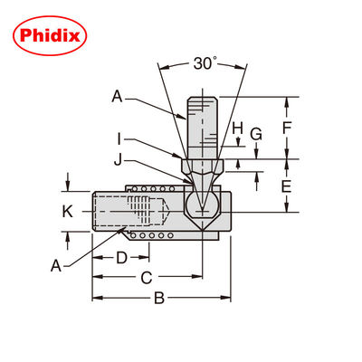S-Knurling مفاصل الكرة السريعة: التجميع السريع ، مقاومة للتآكل (المصفوفة بالزنك ، المعالجة الحرارية)