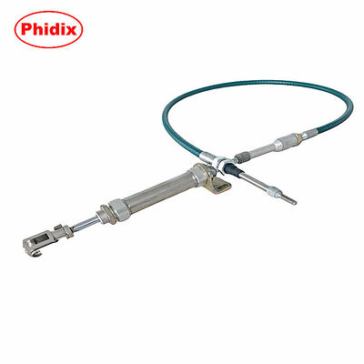 Heavy-Duty Stainless Steel Push-Pull Control Cable Assembly With Cylinder For Industrial And Vehicle Mechanical Control