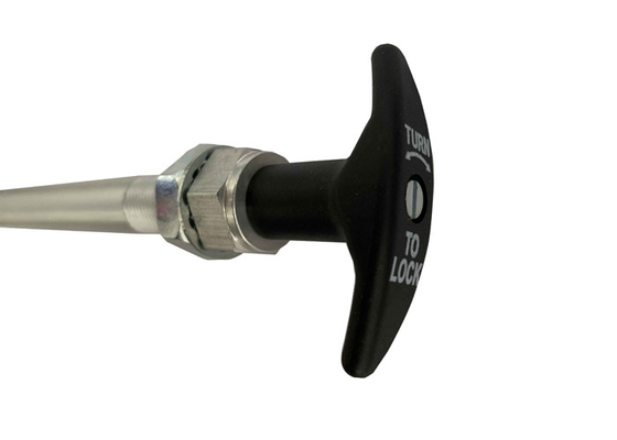 IATF16949 1500MM كابل التحكم الميكانيكي مع مقفل التواء الأسود